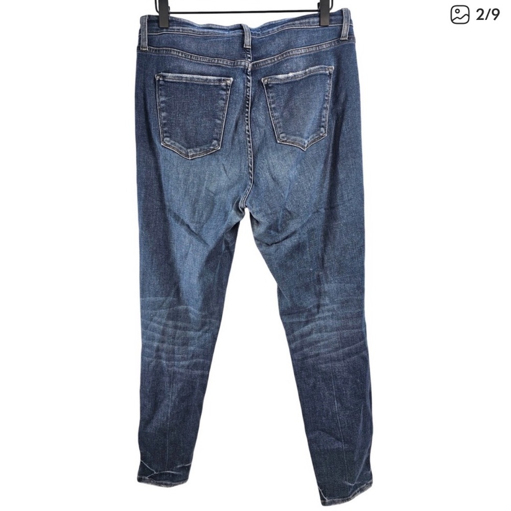 Flying Monkey Womens Jeans‎ Size 30 High Rise Distressed Skinny Blue Denim